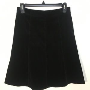 Arden B Black Velvet Skirt Size 0